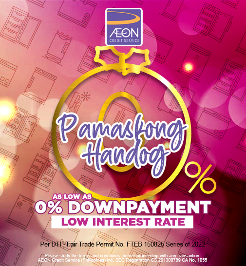 Pamaskong Handog 0% Downpayment Low Interest Rate